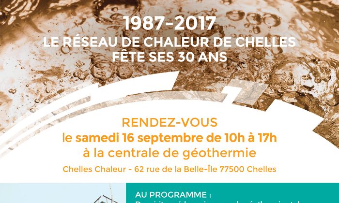 30 ans du réseau de Chelles : Portes ouvertes le samedi 16 septembre 2017